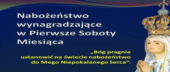NABOŻEŃSTWO PIERWSZYCH SOBÓT MIESIĄCA