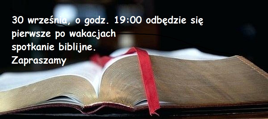 SPOTKANIA BIBLIJNE