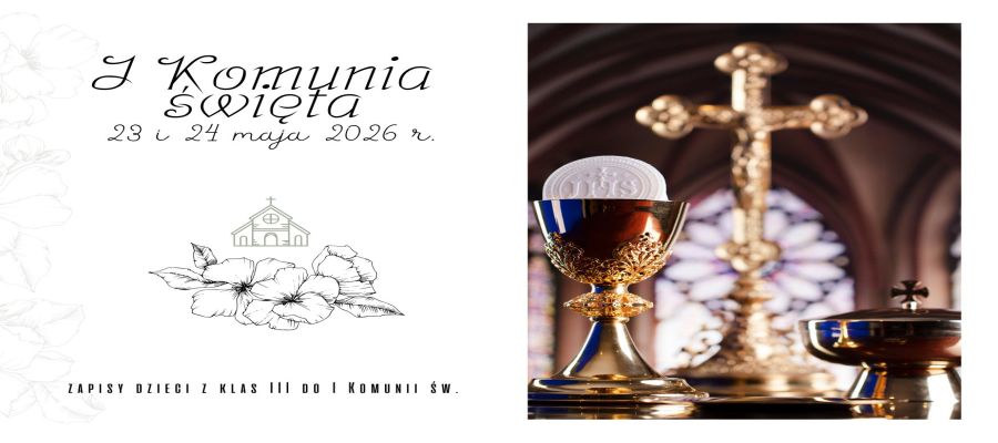 I KOMUNIA ŚWIĘTA 2026