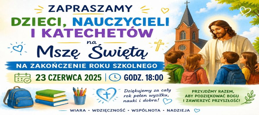 ZAKOŃCZENIE ROKU SZKOLNEGO