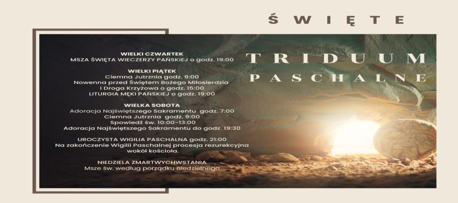 ŚWIĘTE TRIDUUM PASCHALNE